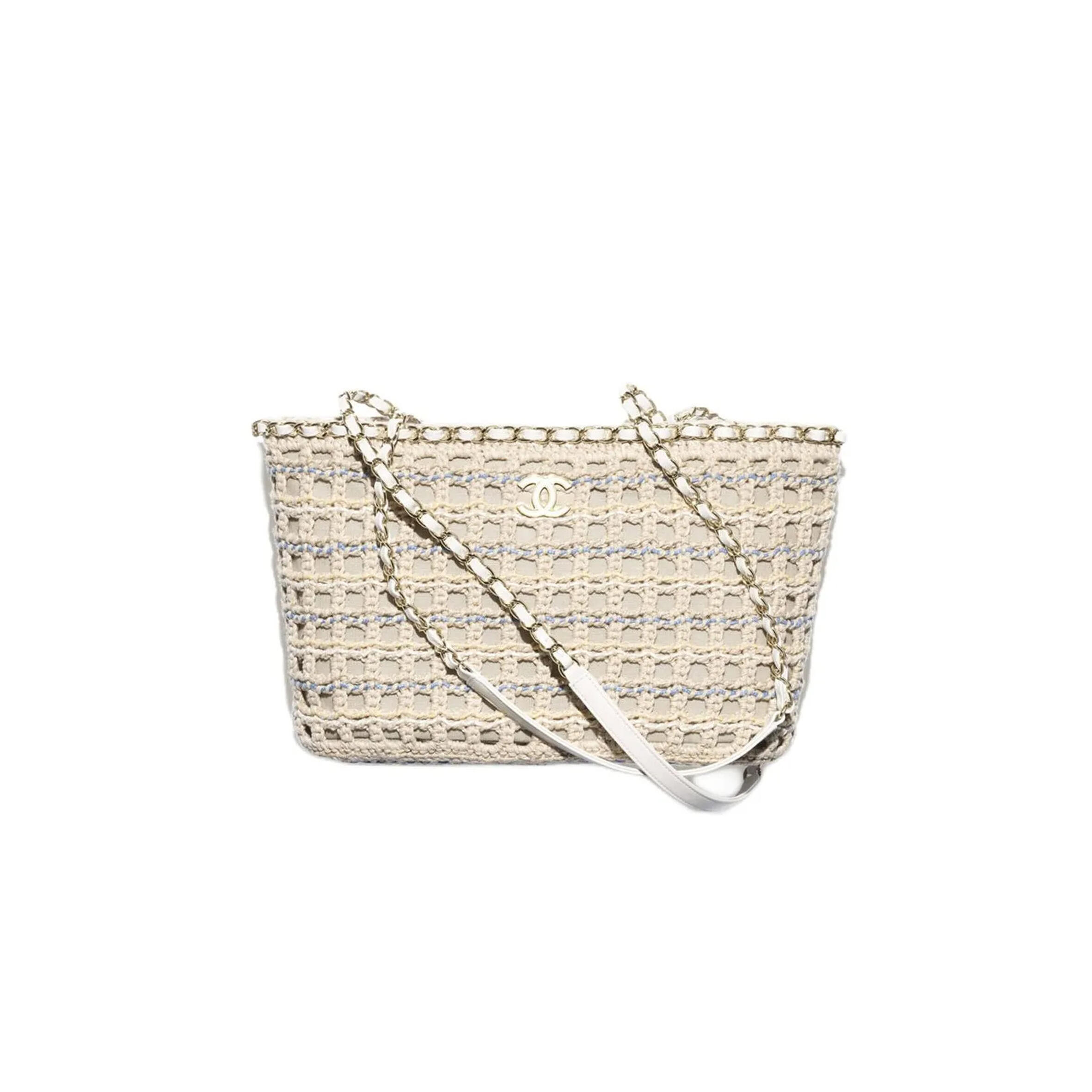 Ch**el SMALL COTTON TOTE BAG AS5235 (33*21*11cm) Master Quality