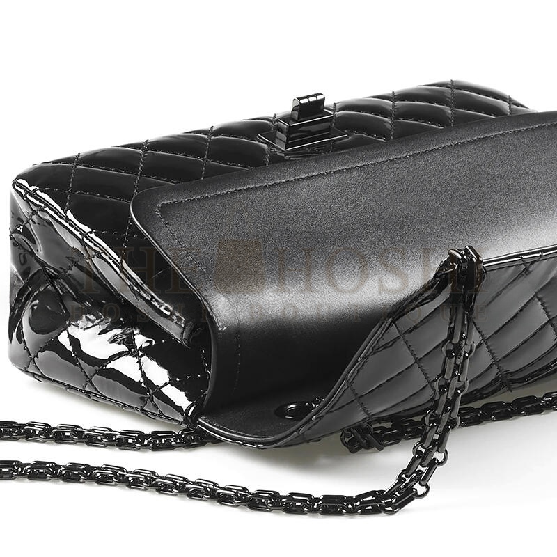 Ch**el 2.55 HANDBAG PATENT CALFSKIN A37586 (24*16*7.5cm) Master Quality