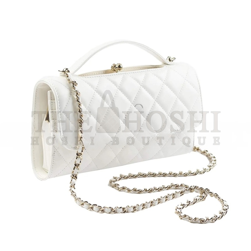 Ch**el FLAP PHONE HOLDER WITH CHAIN AP2875 B08440 10601 (22*12*4cm) Master Quality