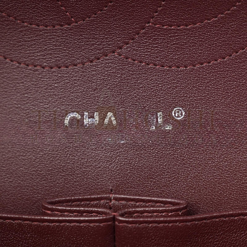 Ch**el CAVIAR QUILTED JUMBO DOUBLE FLAP BLACK 1633607 (30*20*9cm) Master Quality