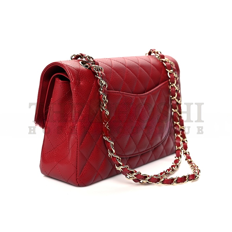 Ch**el CAVIAR QUILTED MEDIUM DOUBLE FLAP 1176682 (25*15*6cm) Master Quality