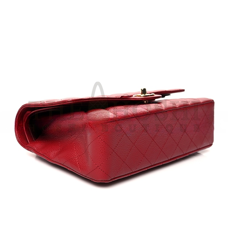 Ch**el CAVIAR QUILTED MEDIUM DOUBLE FLAP 1176682 (25*15*6cm) Master Quality