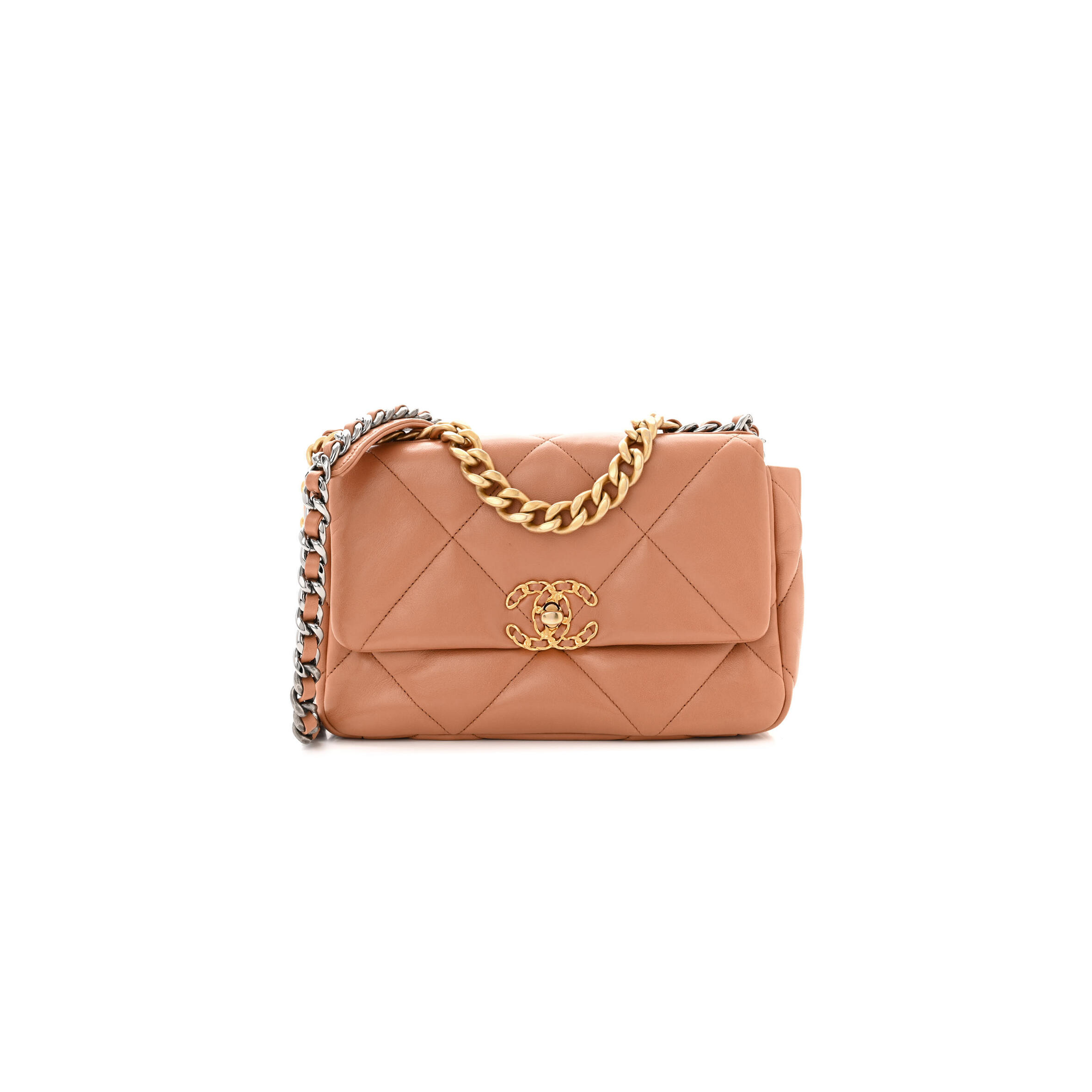 Ch**el MEDIUM 19 FLAP 1481636 (25*17*7cm) Master Quality