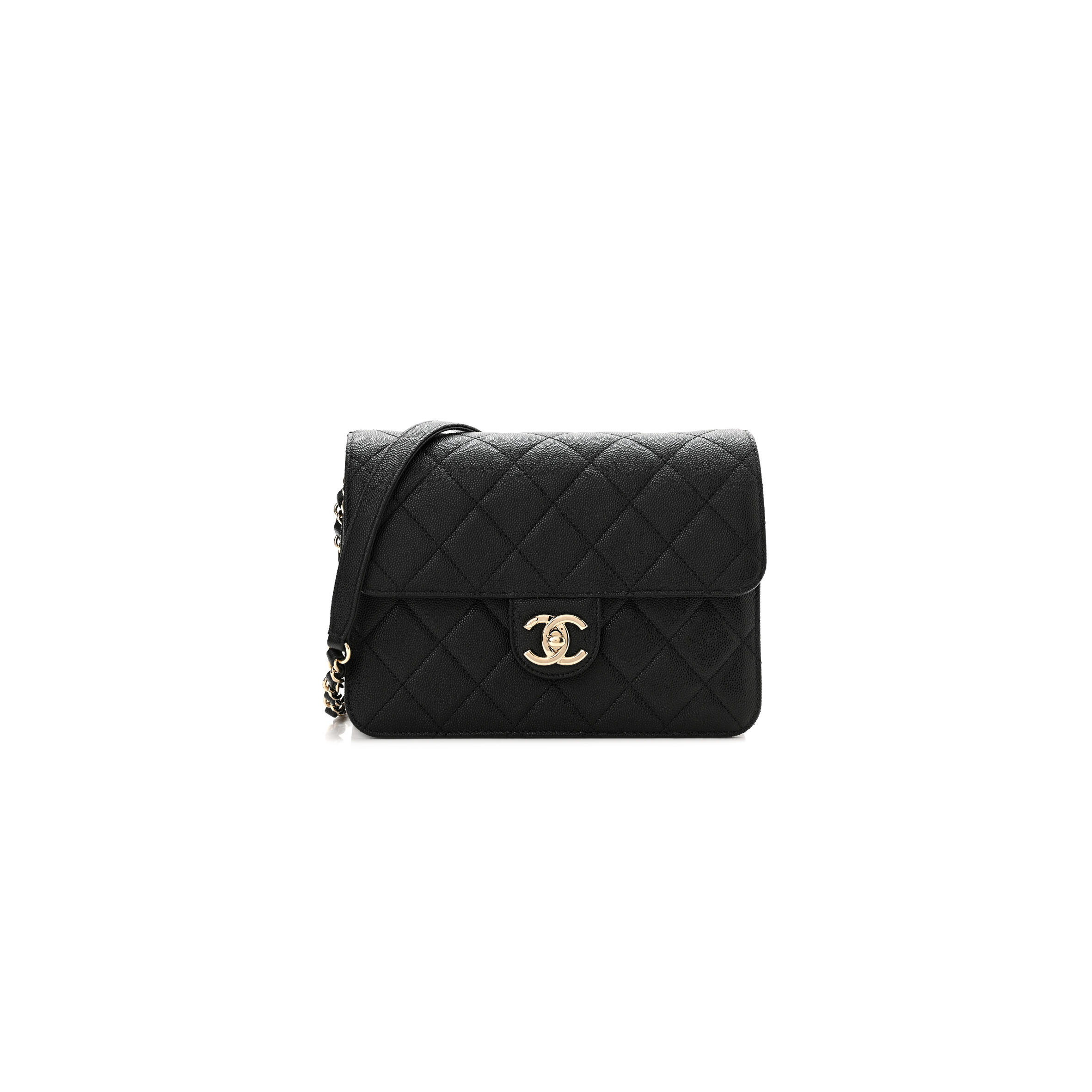 Ch**el CAVIAR QUILTED LARGE LIKE A WALLET FLAP AS3003 (22*16*8cm) Master Quality