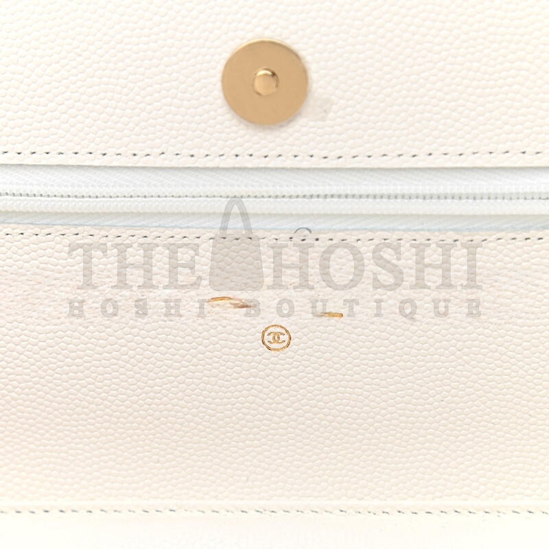 Ch**el CAVIAR QUILTED WALLET ON CHAIN WOC 1168643 (20*12*3cm) Master Quality