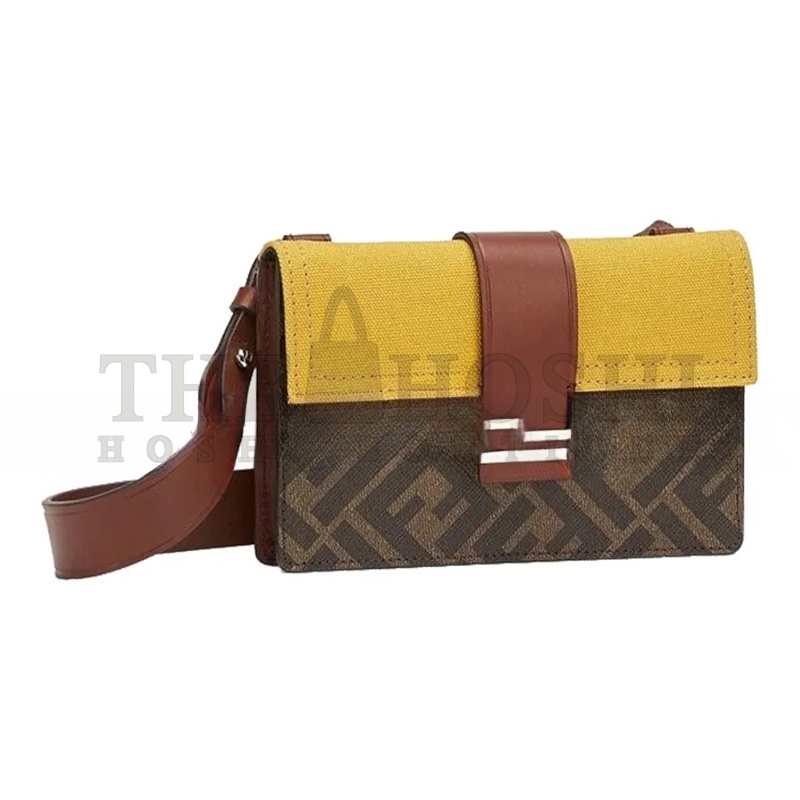 F**di BAGUETTE SHOULDER CROSSBODY BAG 7M0295AFSCF1EG8 (16.5*11*2.5cm) Master Quality