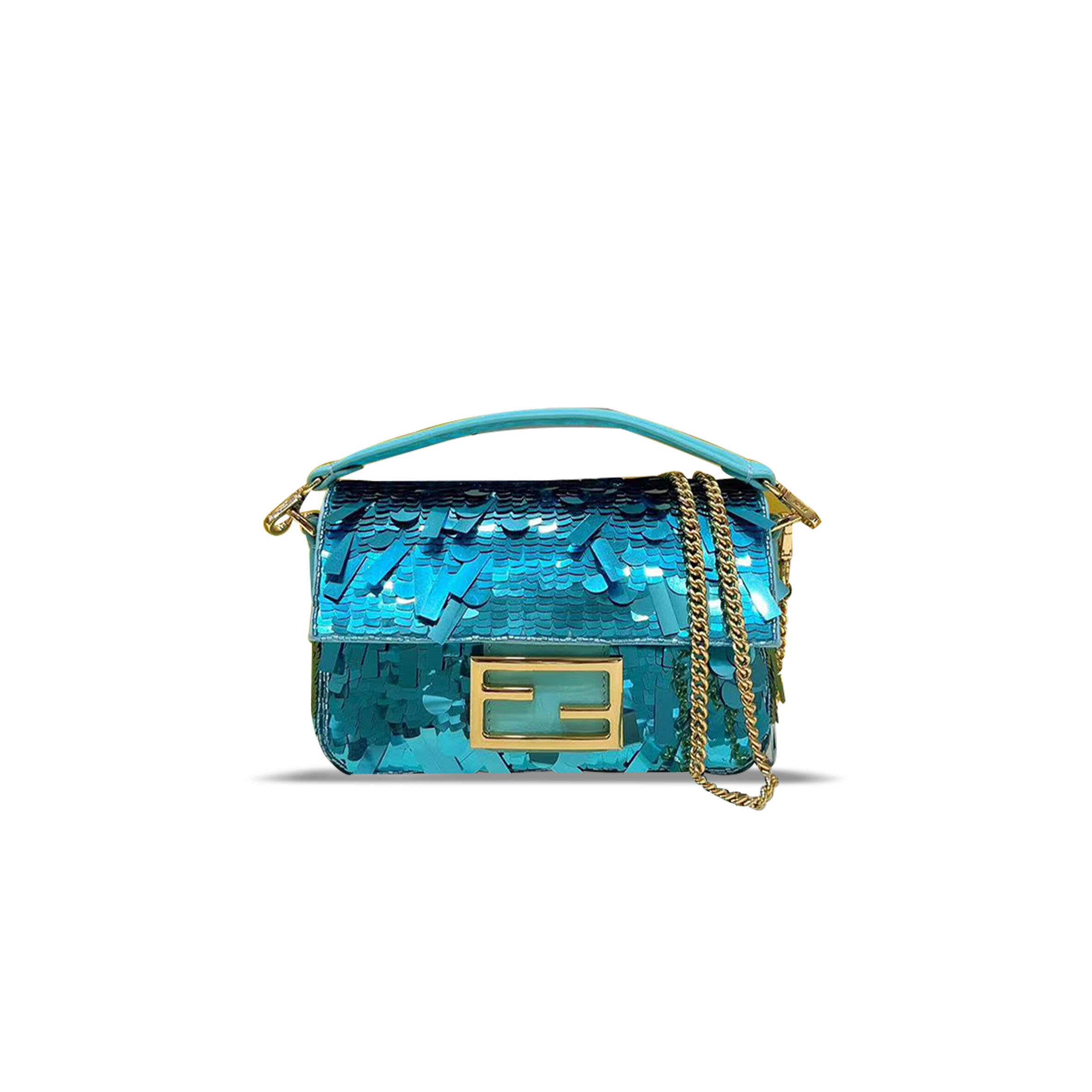 F**di BAGUETTE MINI 8BS017AP4BF1LNT (20*13*5cm) Master Quality