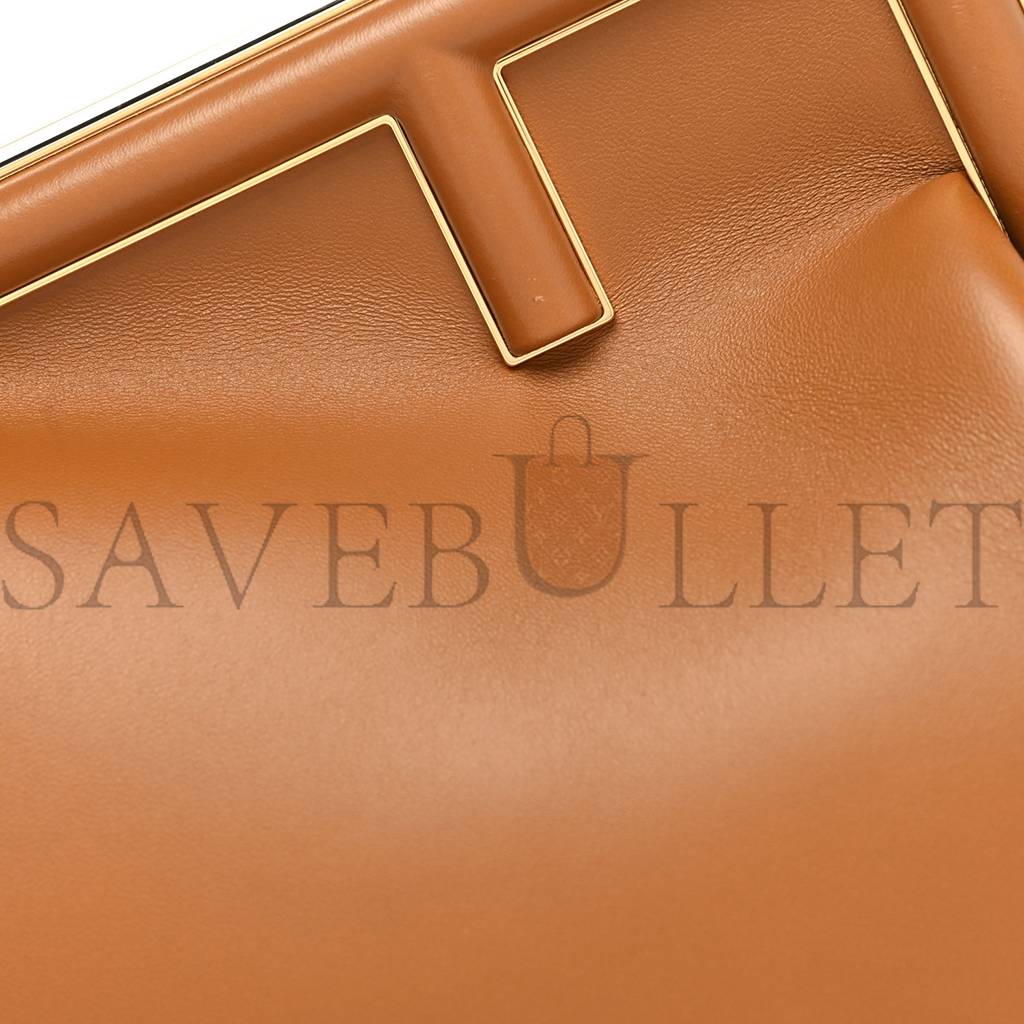 F**di SHINY NAPPA MEDIUM F**di FIRST CARAMELLO (30*25*10cm) Master Quality