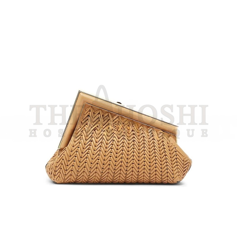 F**di FIRST SMALL BAG FEN9T776BRW (26*18*9.5cm) Master Quality