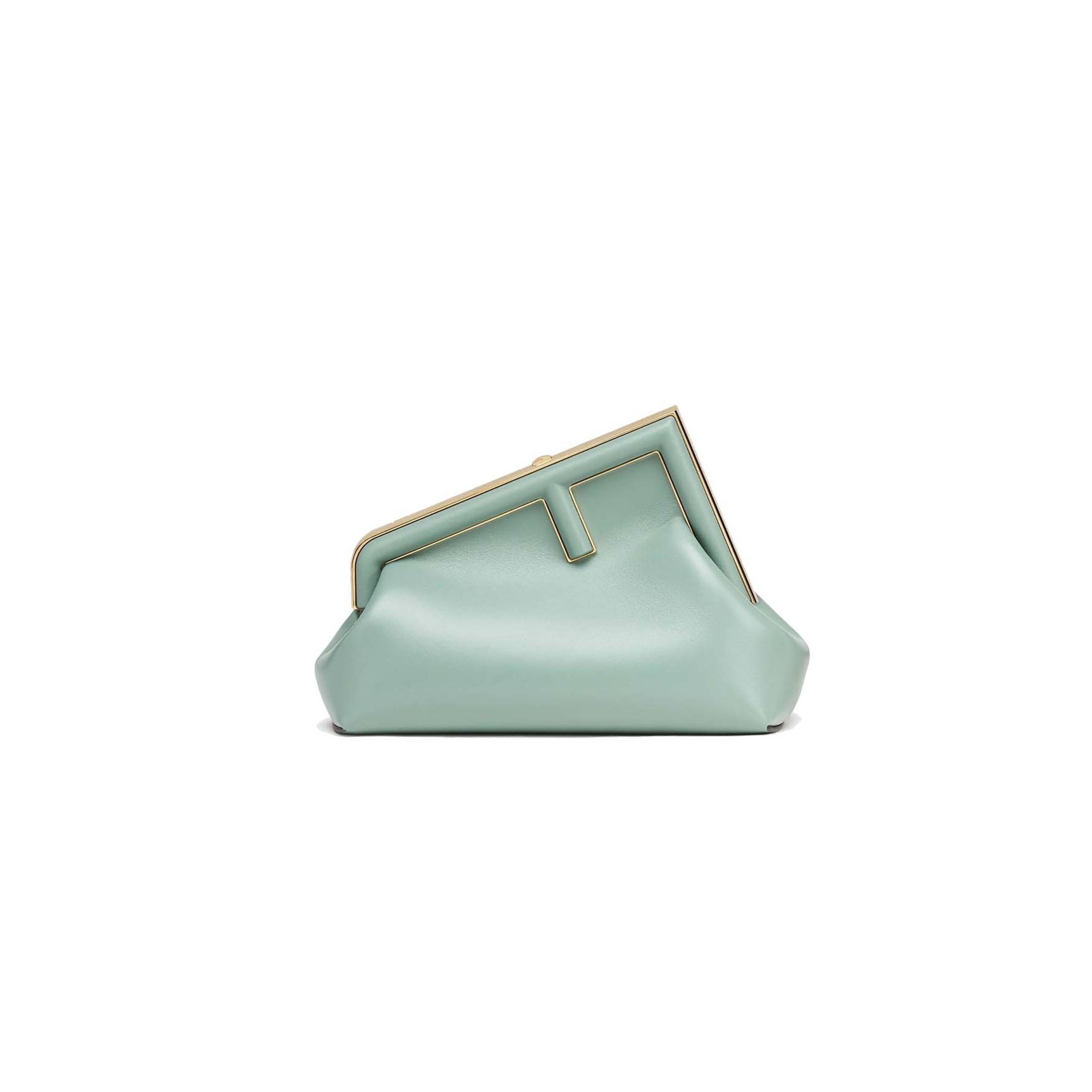 F**di FIRST SMALL - MINT GREEN LEATHER BAG 8BP129ABVEF03HW (26*18*9.5cm) Master Quality