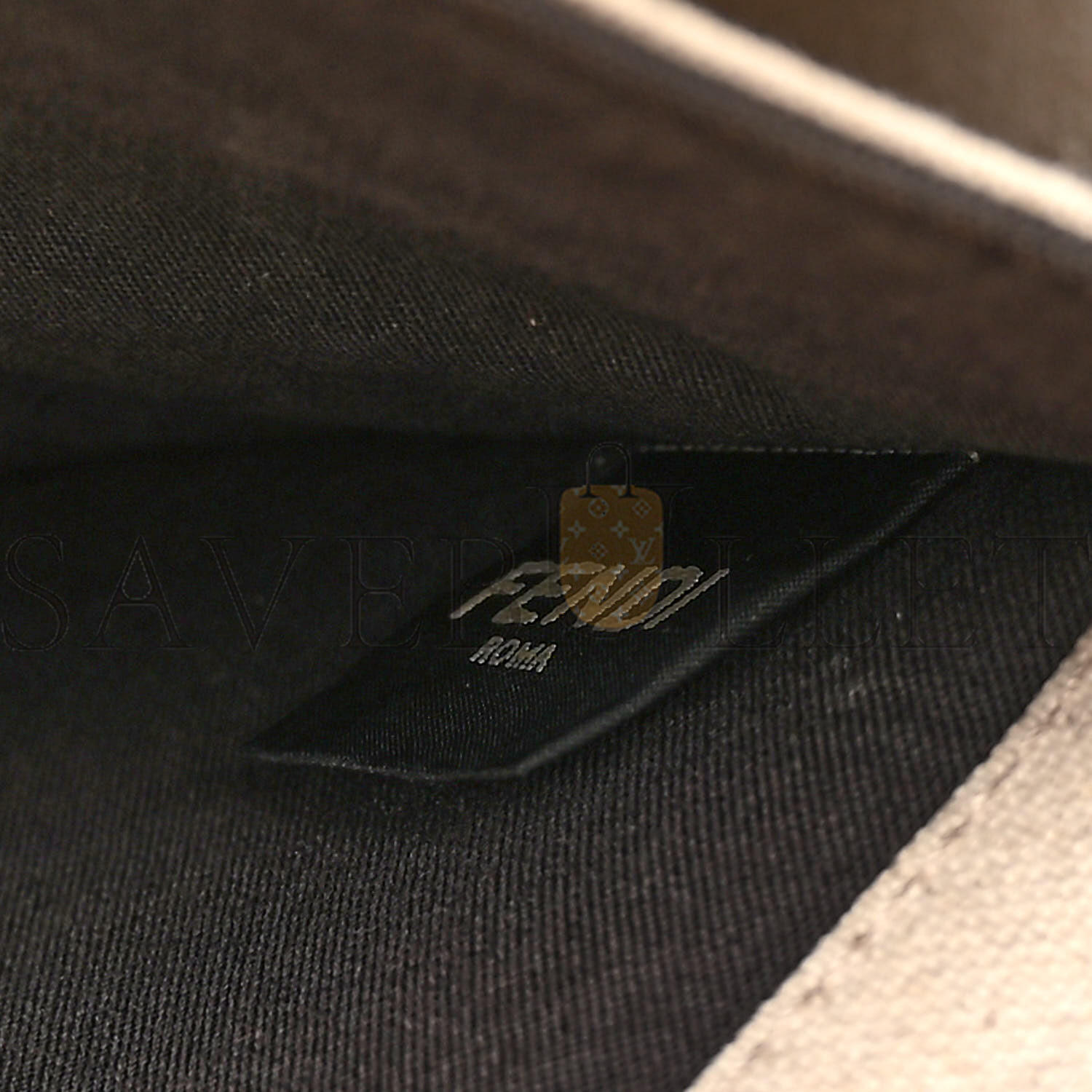 F**di CANVAS VITELLO KING FF EMBROIDERED MEDIUM PEEKABOO X-TOTE POUDRE (41*29*15cm) Master Quality