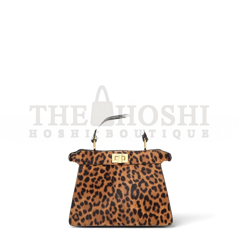F**di PEEKABOO ISEEU PETITE PRINTED CAVALLINO CALFSKIN BAG 8BN335AYD4F0A6E (20*15.5*11cm) Master Quality