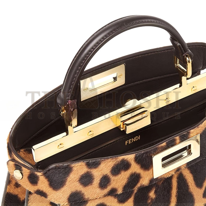 F**di PEEKABOO ISEEU SMALL PRINTED CAVALLINO CALFSKIN BAG 8BN327AVQ5F0A6E (27*21*11cm) Master Quality