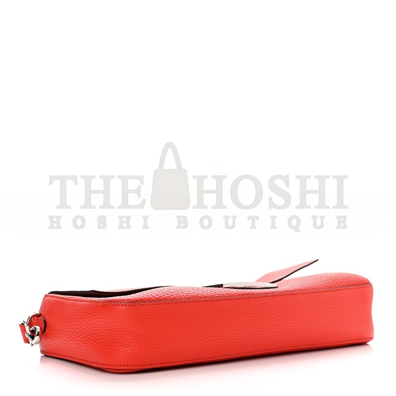 F**di CUOIO ROMANO SELLERIA LARGE BAGUETTE PAPAVERO (32*18*6cm) Master Quality