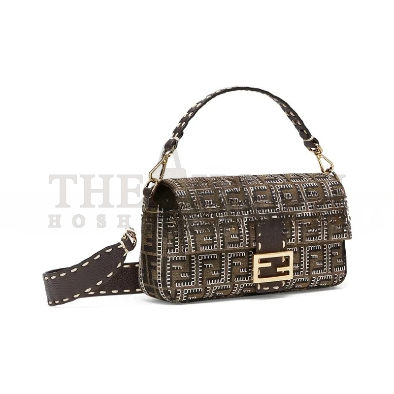 F**di FF MONOGRAM BAGUETTE SHOULDER BAG 8BR600AH9BF1FEI (28*13*6cm) Master Quality