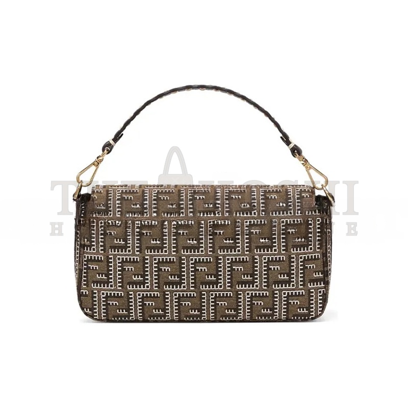 F**di FF MONOGRAM BAGUETTE SHOULDER BAG 8BR600AH9BF1FEI (28*13*6cm) Master Quality