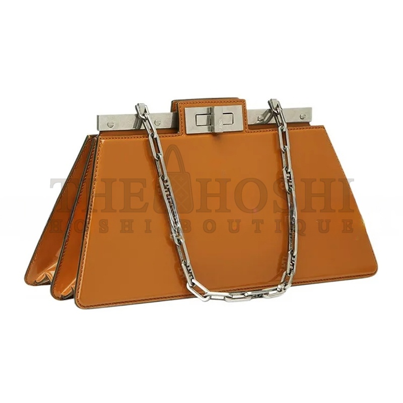 F**di PATENT LEATHER PEEKABOO SHOULDER BAG 8BN340ANSCF1JUY (34*18.5*11cm) Master Quality