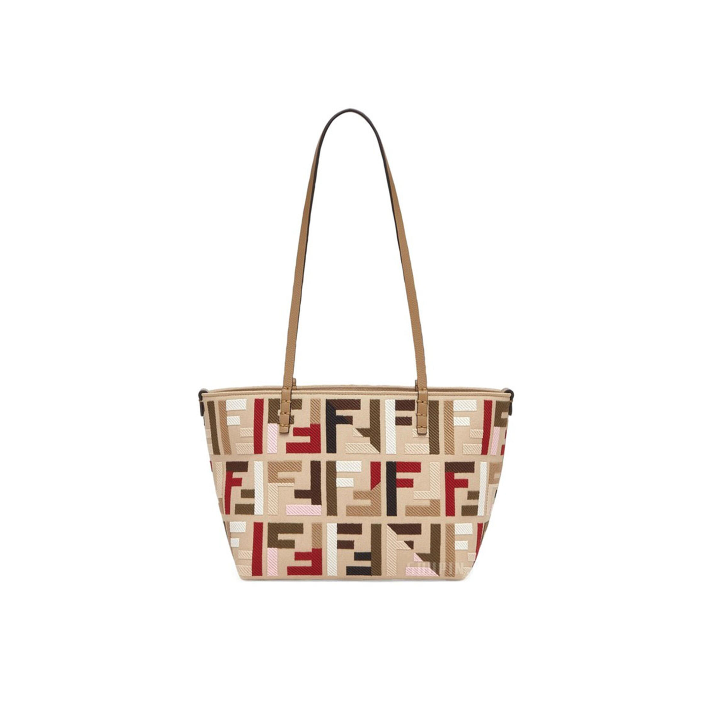 F**di SMALL ROLL TOTE BAG 8BH424AT4AF09VT (22*18*14cm) Master Quality