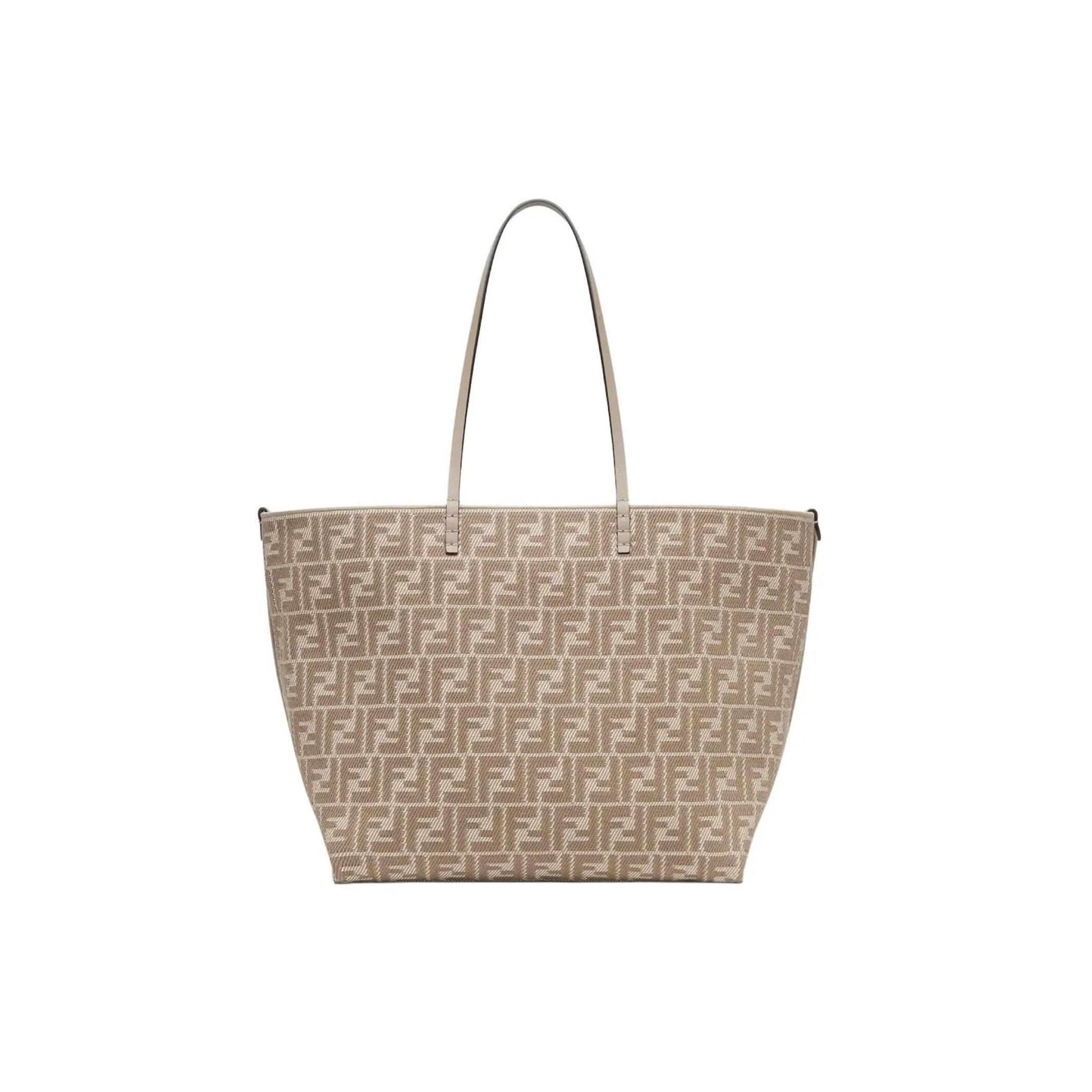 F**di ROLL LARGE FABRIC GRAY 8BH425AUPJF1SNP (33*30*22cm) Master Quality