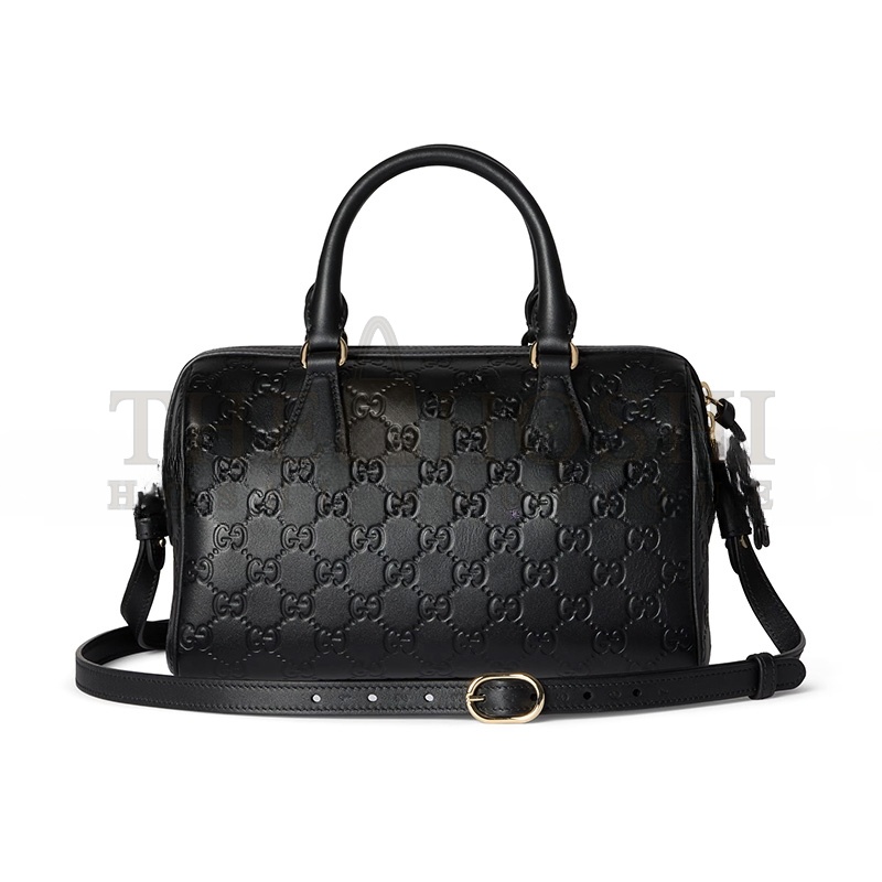 Gvc*1 GG EMBLEM MEDIUM BOSTON BAG 848886 (25*16*14cm) Master Quality