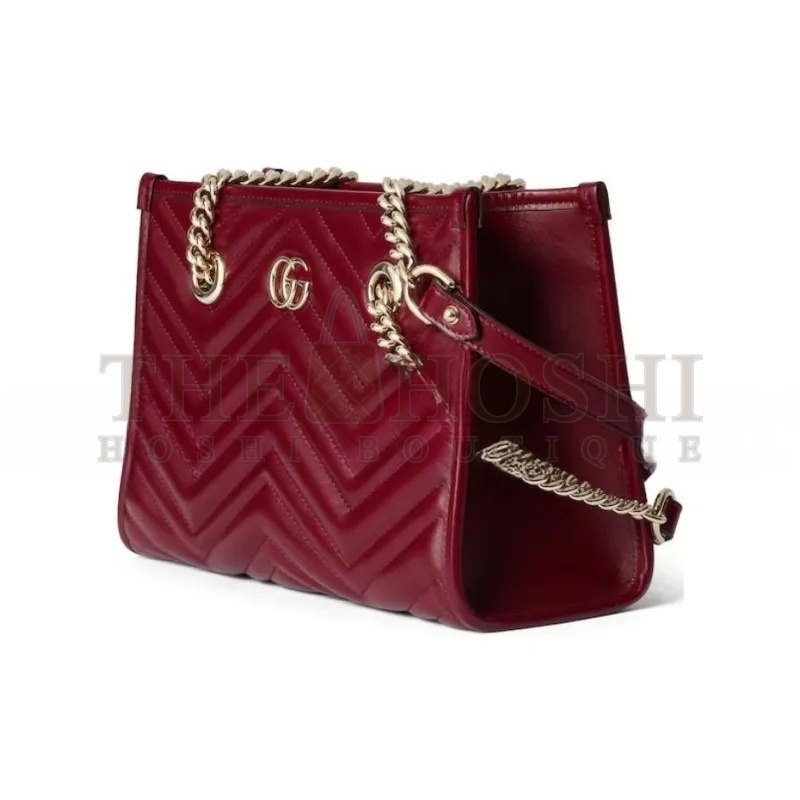 Gvc*1 GG MARMONT LEATHER TOTE BAG 779727 (26.5*18.5*12.5cm) Master Quality