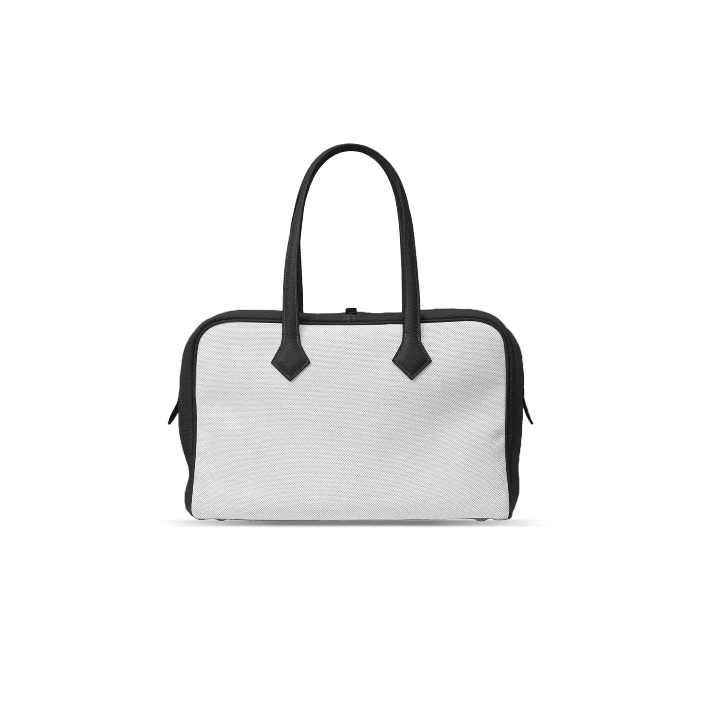 H**me5 MASTER VICTORIA 35 VEAU BUFFALO SKIPPER BOSTON BAG WOMEN BLACK 4359646 (35*23*16cm) Master Quality