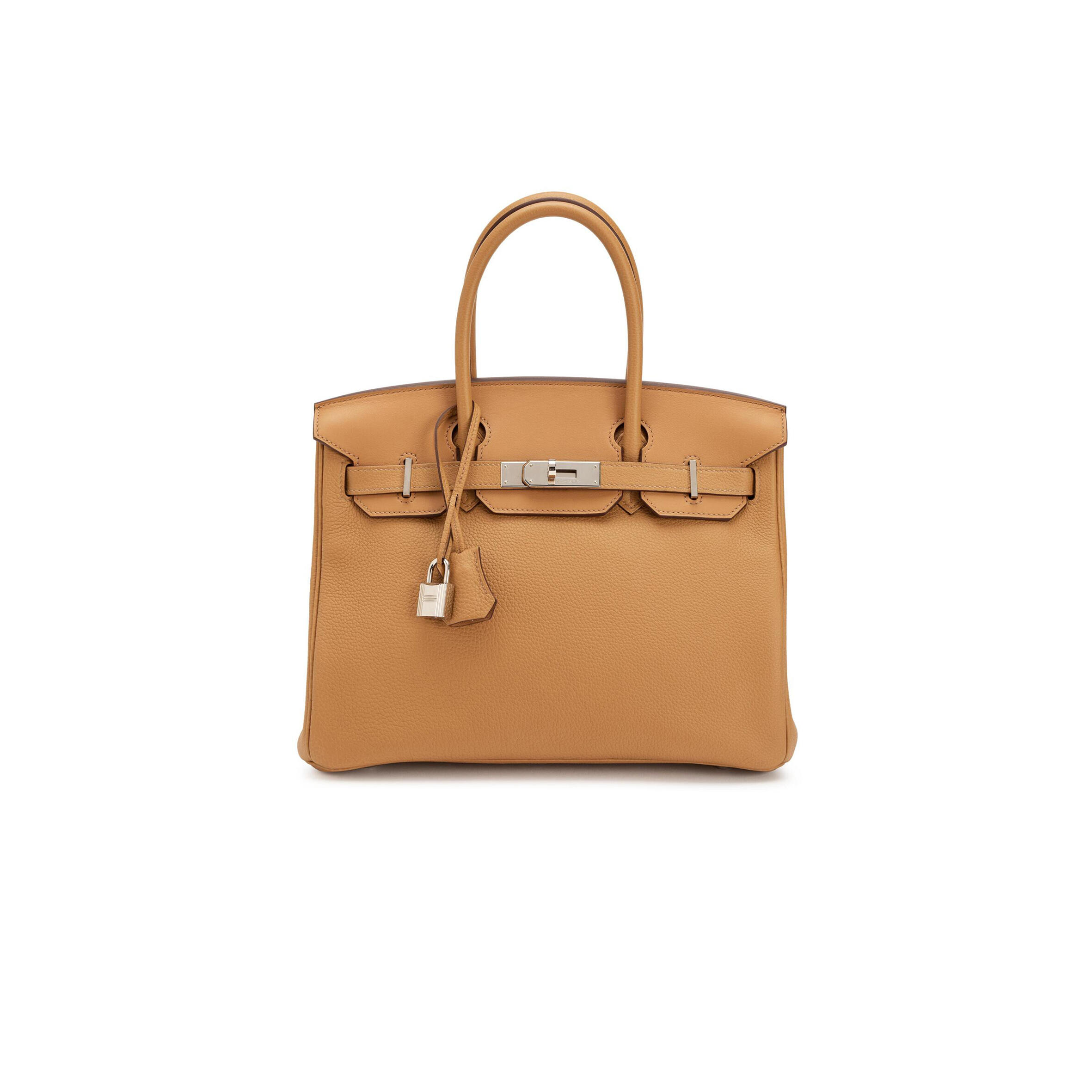 H**me5 BIRKIN 35 SWIFT LEATHER BISCUIT SILVER BUCKLE BAG H049362CC06 (35*25*18cm) Master Quality