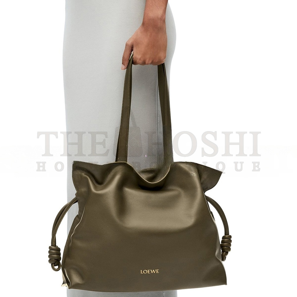 L0ew* LARGE FLAMENCO CLUTCH IN NAPPA CALFSKIN 0011091428 (38*29*14cm) Master Quality