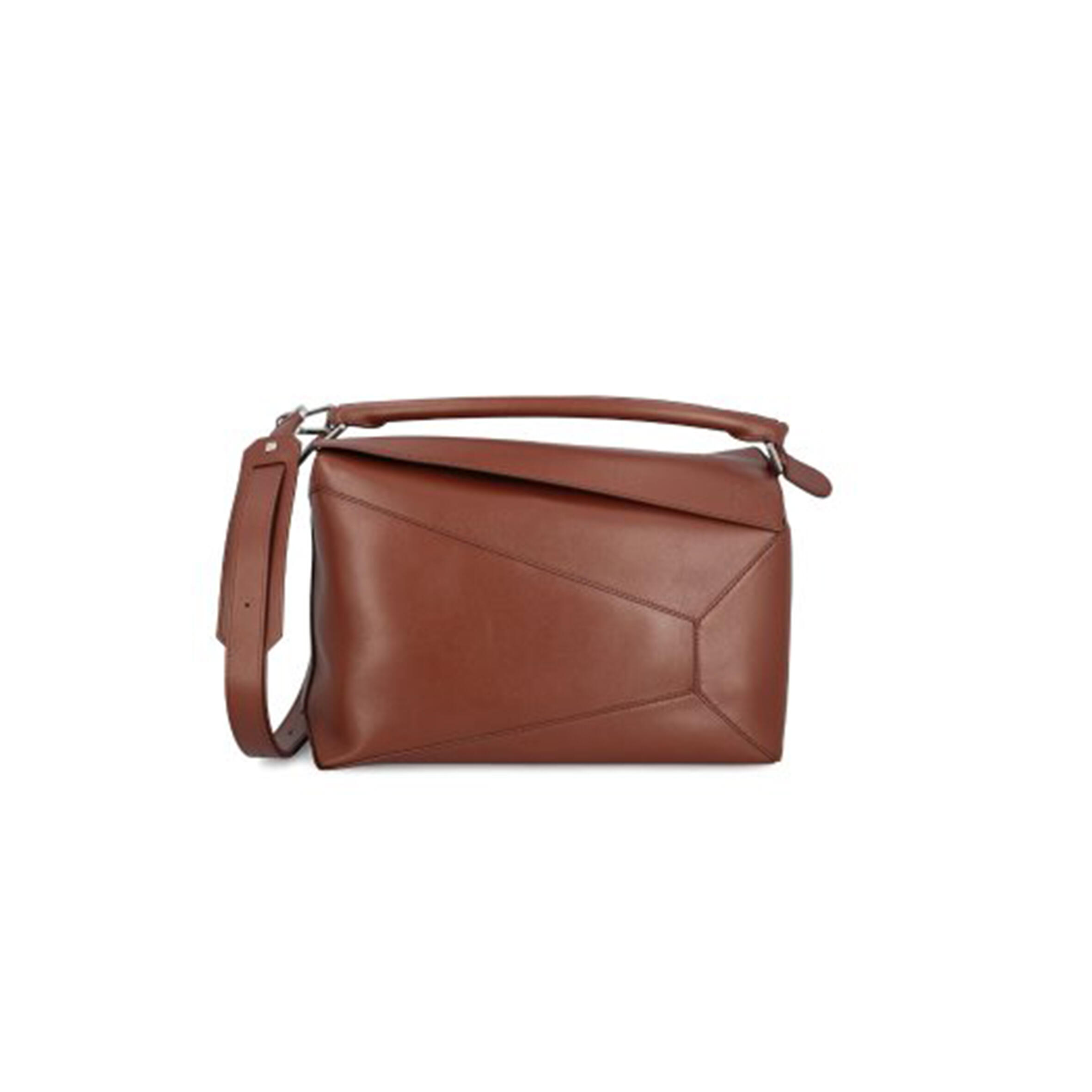 L0ew* LARGE PUZZLE BAG IN SHINY CALFSKIN B510P00X01 (33*21.5*14.7cm) Master Quality