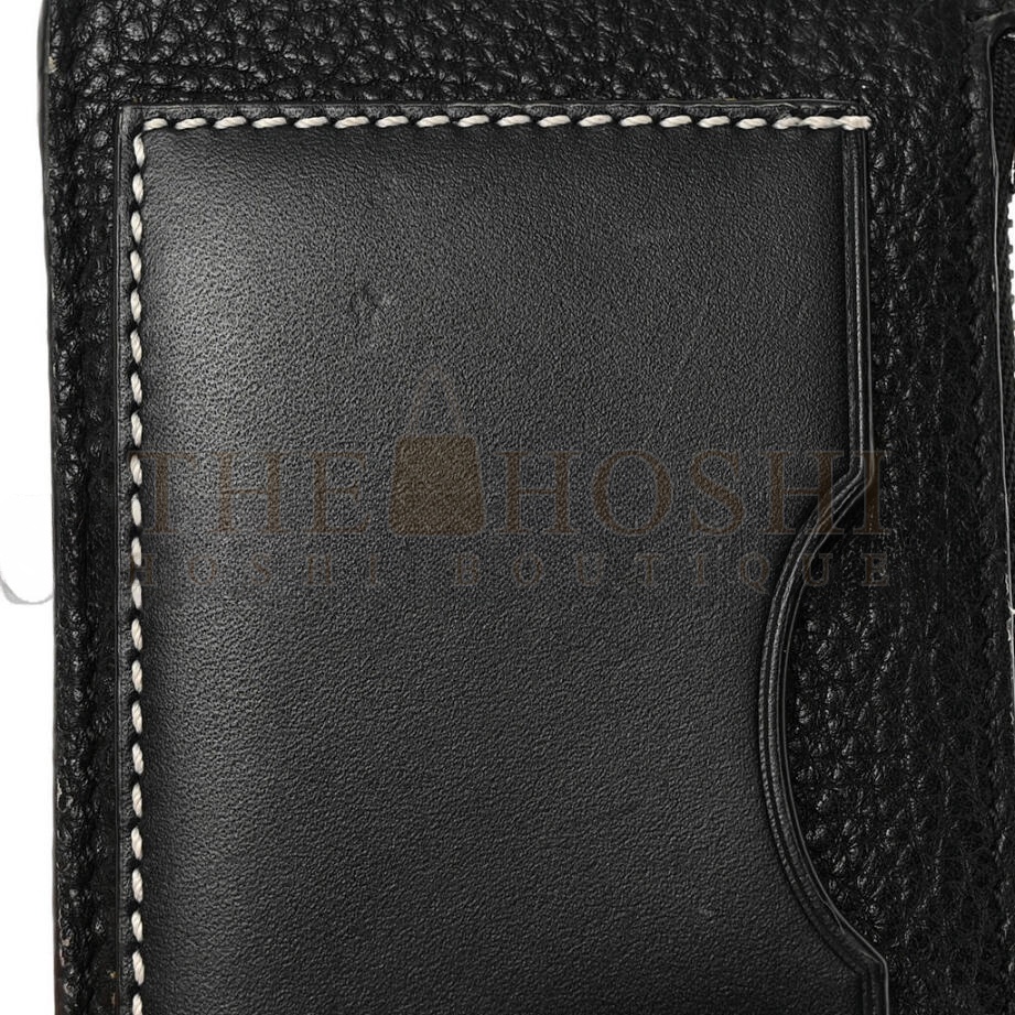 L0ew* SOFT GRAINED CALFSKIN COIN CARD HOLDER BLACK (12*7cm) Master Quality
