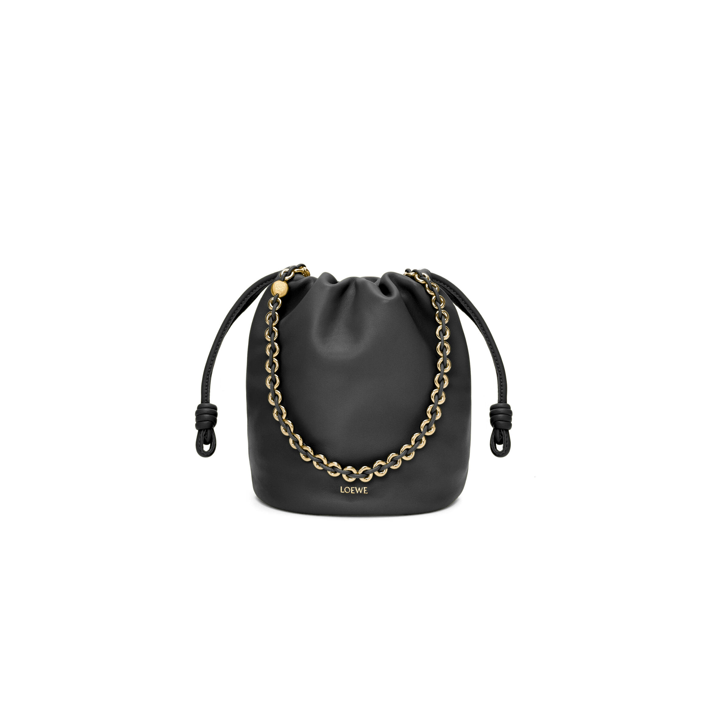 L0ew* FLAMENCO PURSE BUCKET IN MELLOW NAPPA LAMBSKIN 0011054673 (32*24*17cm) Master Quality