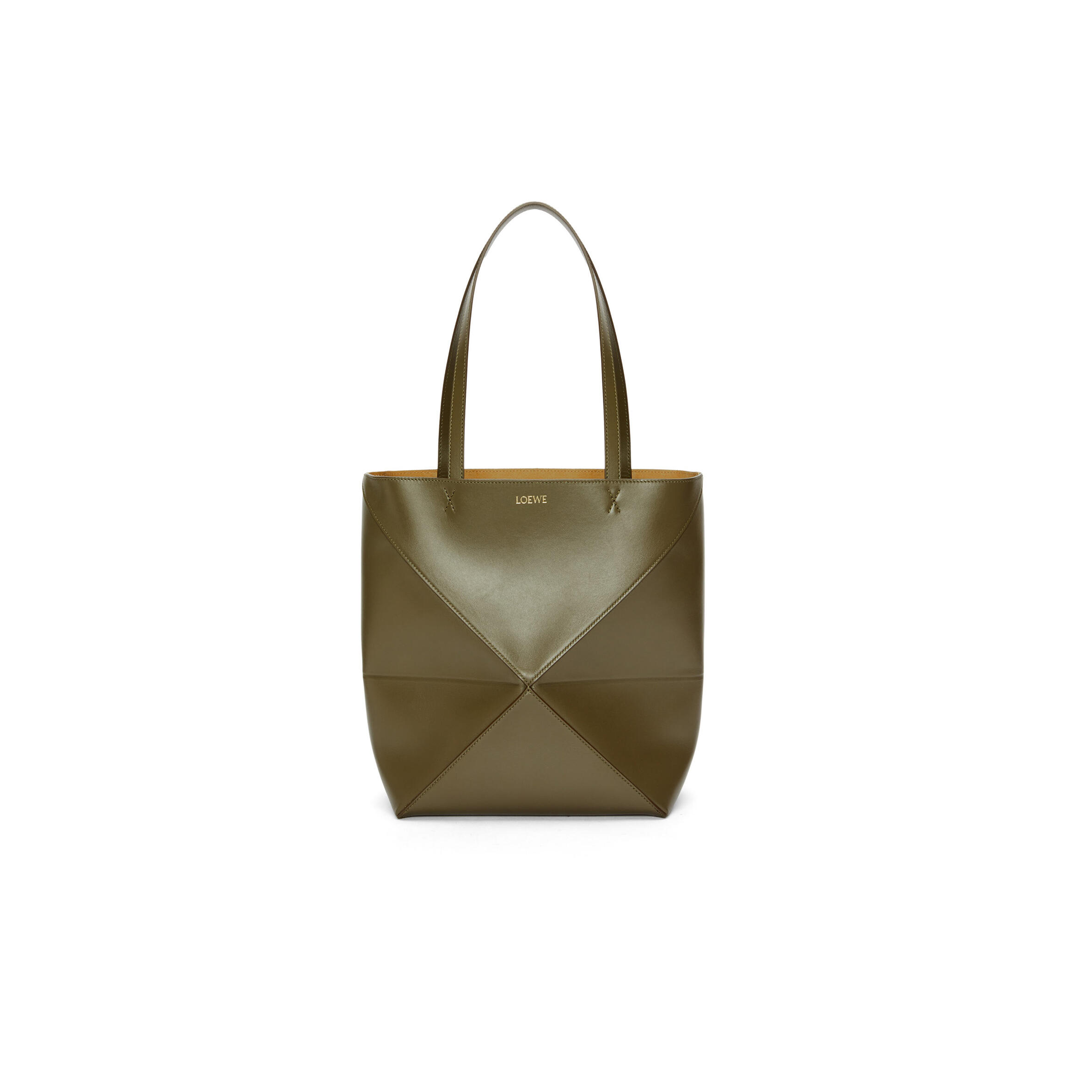 L0ew* MEDIUM PUZZLE FOLD TOTE IN SHINY CALFSKIN A657G50X01 (31.5*25.5*14.5cm) Master Quality