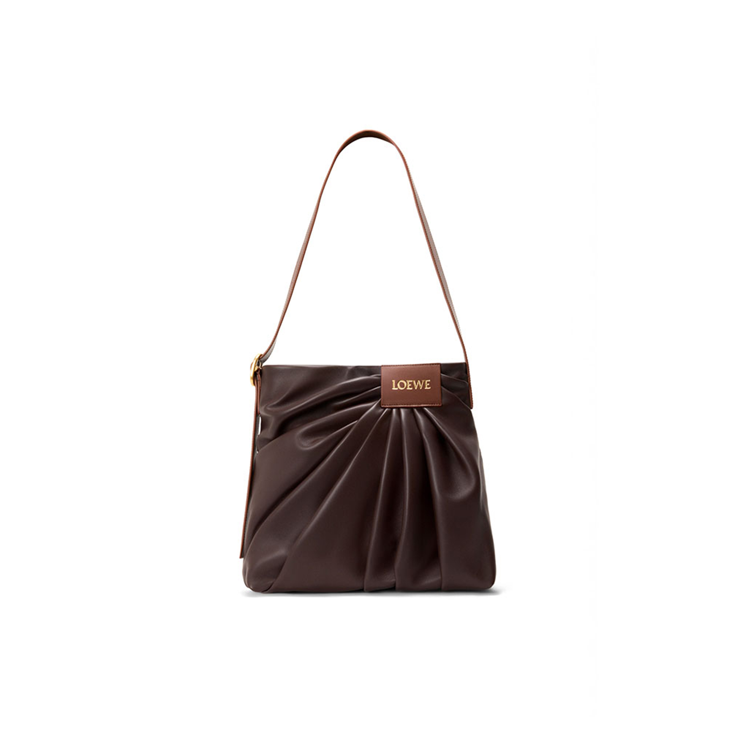 L0ew* DRAPED TOTE IN MELLOW NAPPA LAMBSKIN ADHBDPTX01-0018 (30*29*13cm) Master Quality