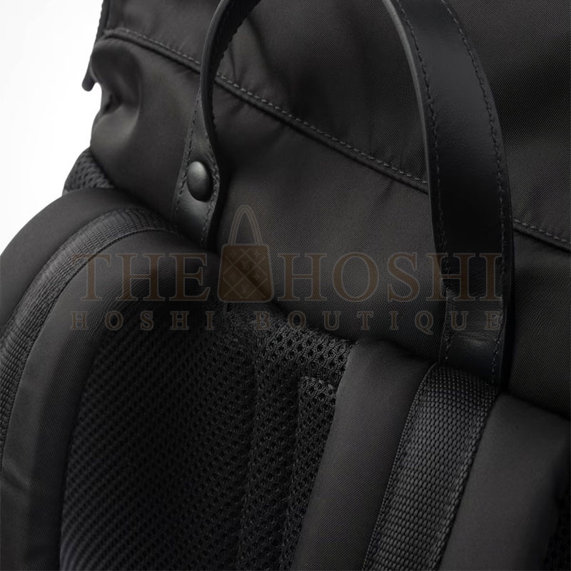 Pra*a RE-NYLON AND SAFFIANO LEATHER BACKPACK 2VZ090 (57*32*19cm) Master Quality