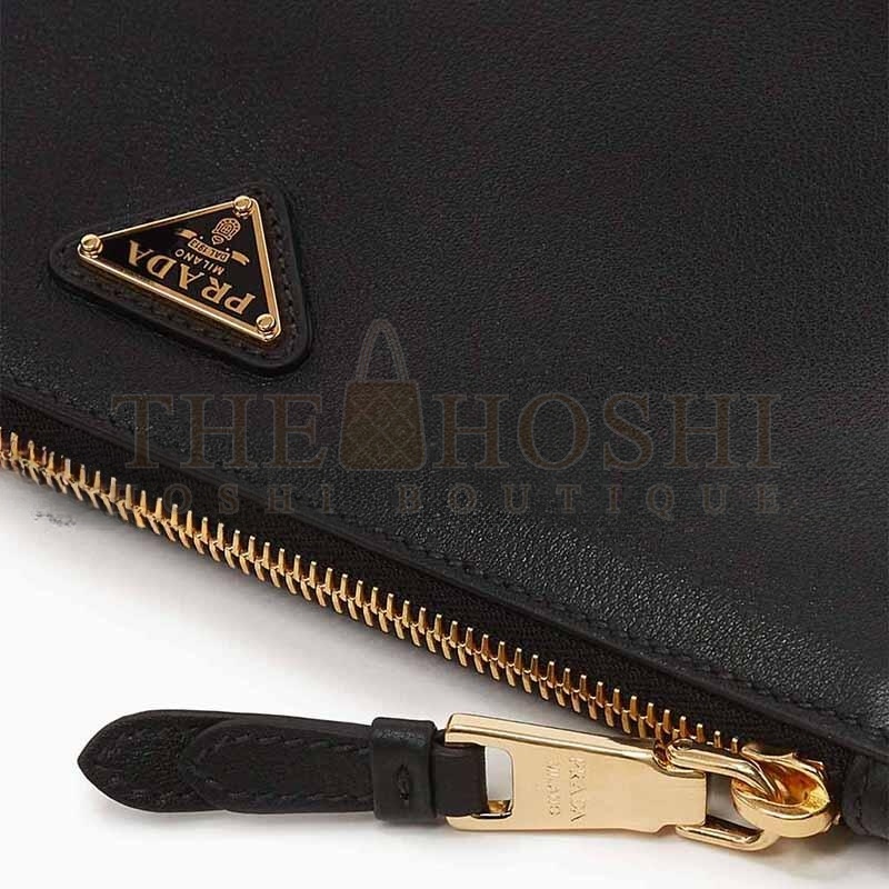 Pra*a SMALL ENVELOPE SHOULDER BAG IN GRAINED LEATHER 1NE545 (24*14cm) Master Quality
