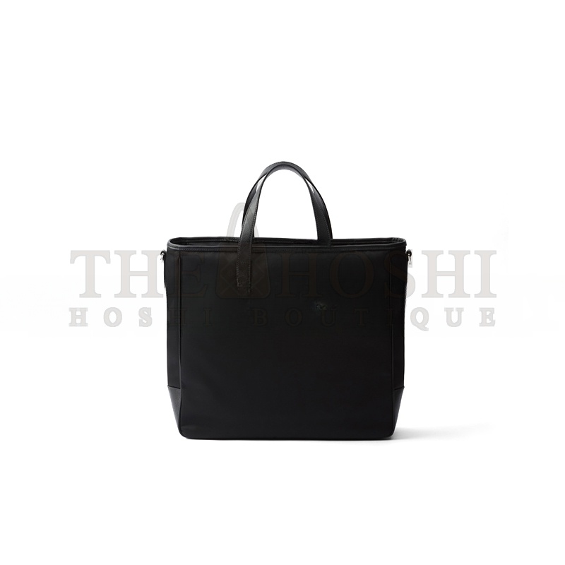 Pra*a RE-NYLON AND SAFFIANO LEATHER TOTE BAG 2VG064 (36*34*10cm) Master Quality