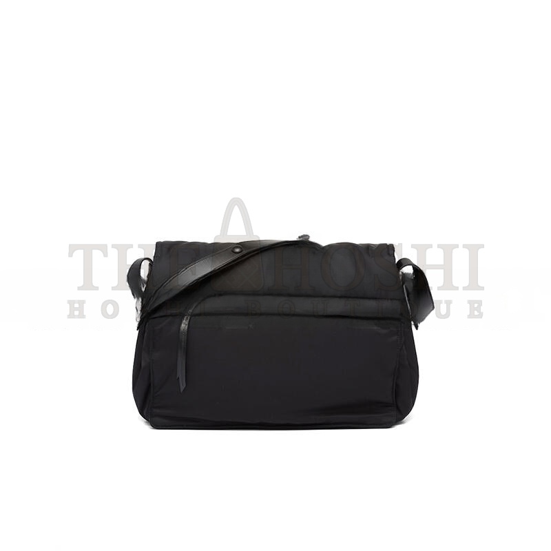 Pra*a LARGE STUFFED RE-NYLON SHOULDER BAG 1BD256 (36*28*14cm) Master Quality