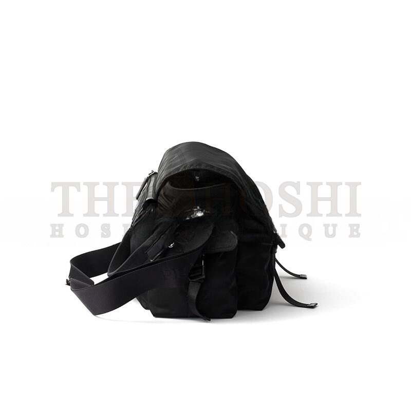 Pra*a EXPLORE RE-NYLON AND LEATHER BAG 2VD082 (42*22*20cm) Master Quality