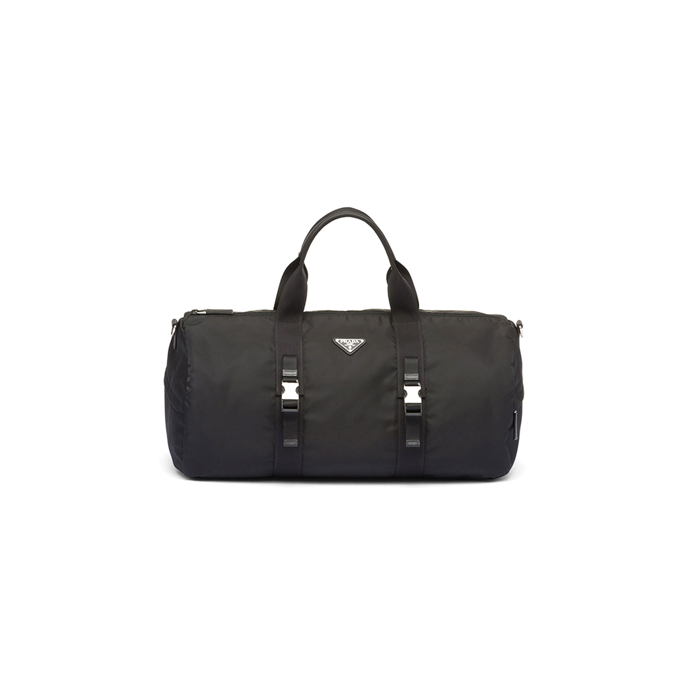 Pra*a RE-NYLON AND SAFFIANO LEATHER DUFFLE BAG 2VC015 (50*27*27cm) Master Quality