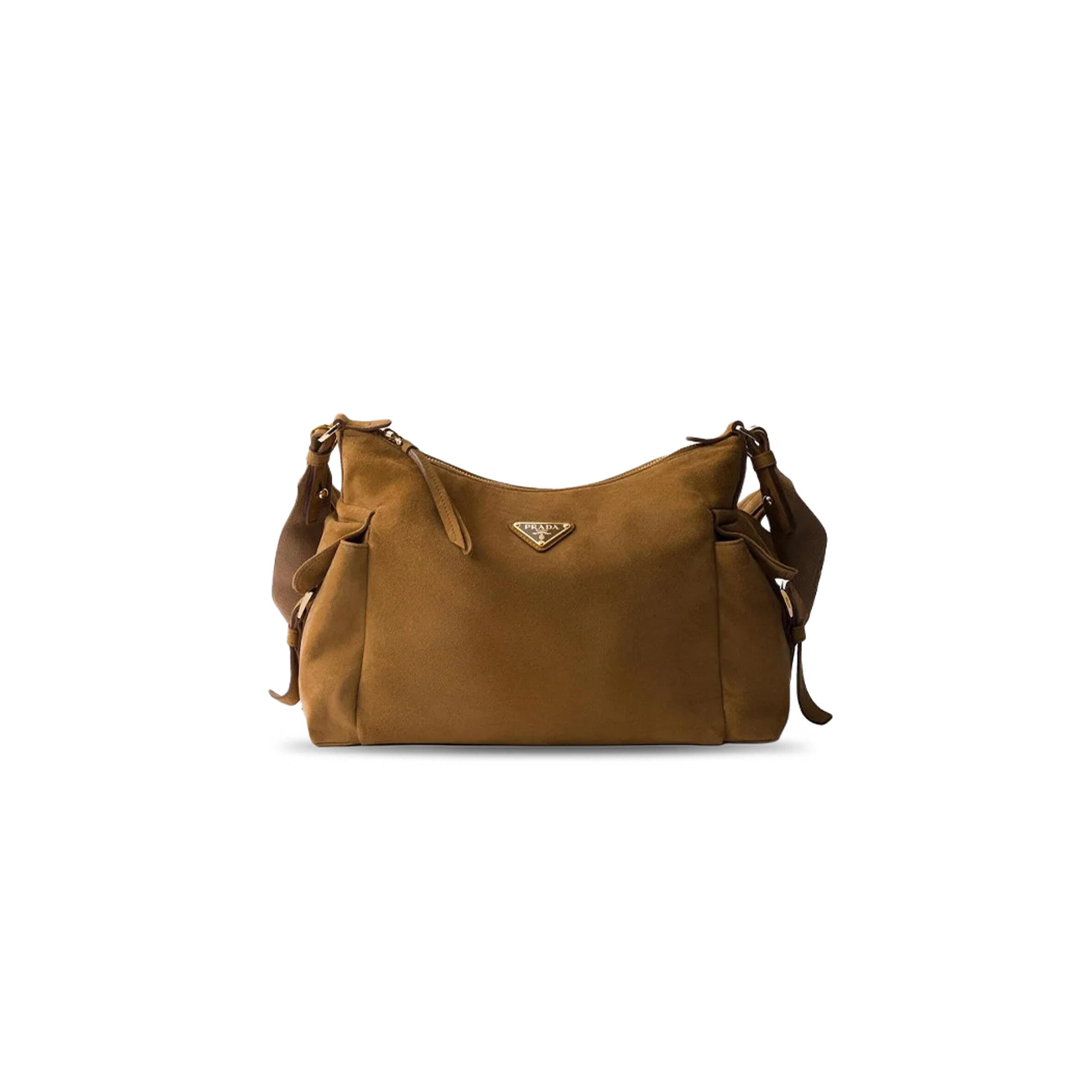 Pra*a SUEDE SHOULDER BAG 1BC264 (32*22*11.5cm) Master Quality