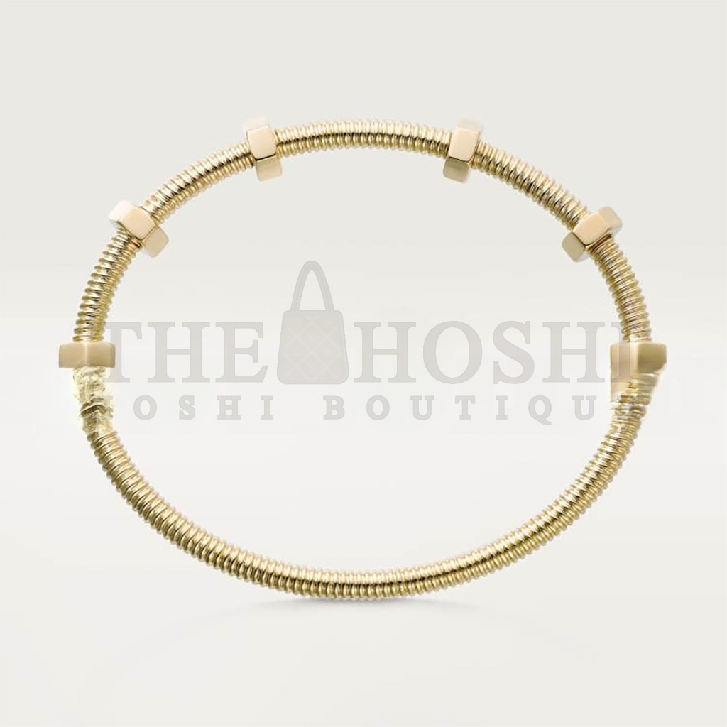 Ca*t1er ECROU YELLOW GOLD DE Ca*t1er BRACELET B6063817 Master Quality