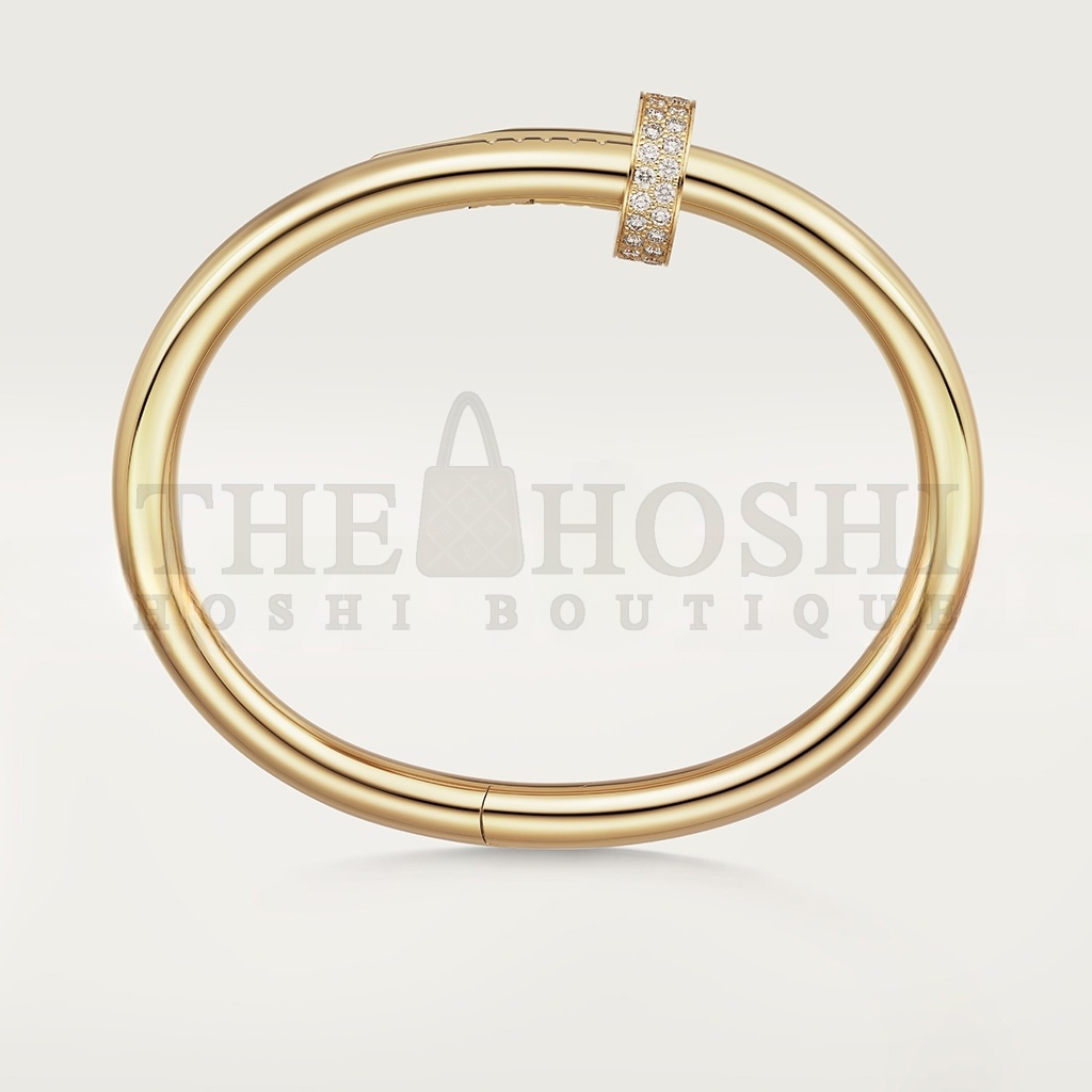 Ca*t1er  JUSTE UN CLOU BRACELET, MEDIUM MODEL N6721517 Master Quality