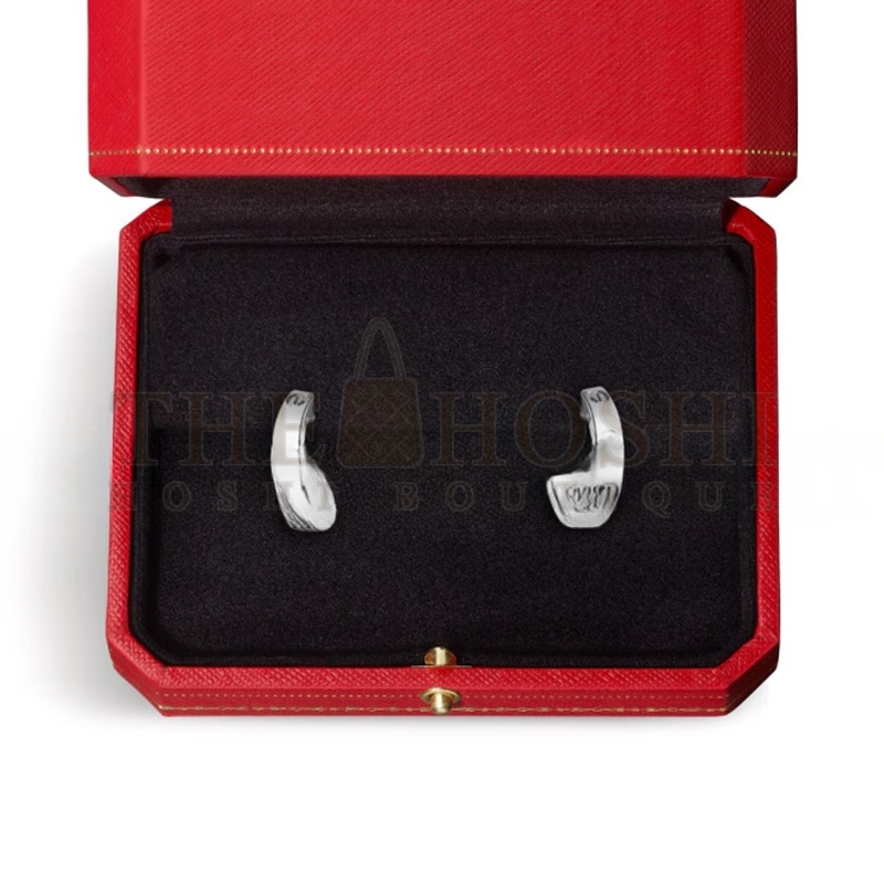 Ca*t1er LOVE HOOP EARRINGS, SMALL MODEL B8028900 Master Quality