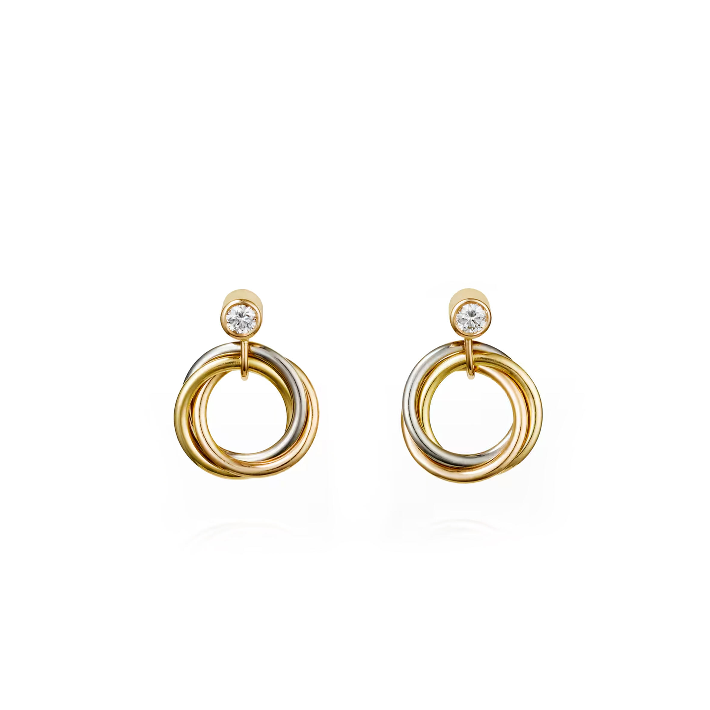 Ca*t1er TRINITY EARRINGS B8043200 Master Quality