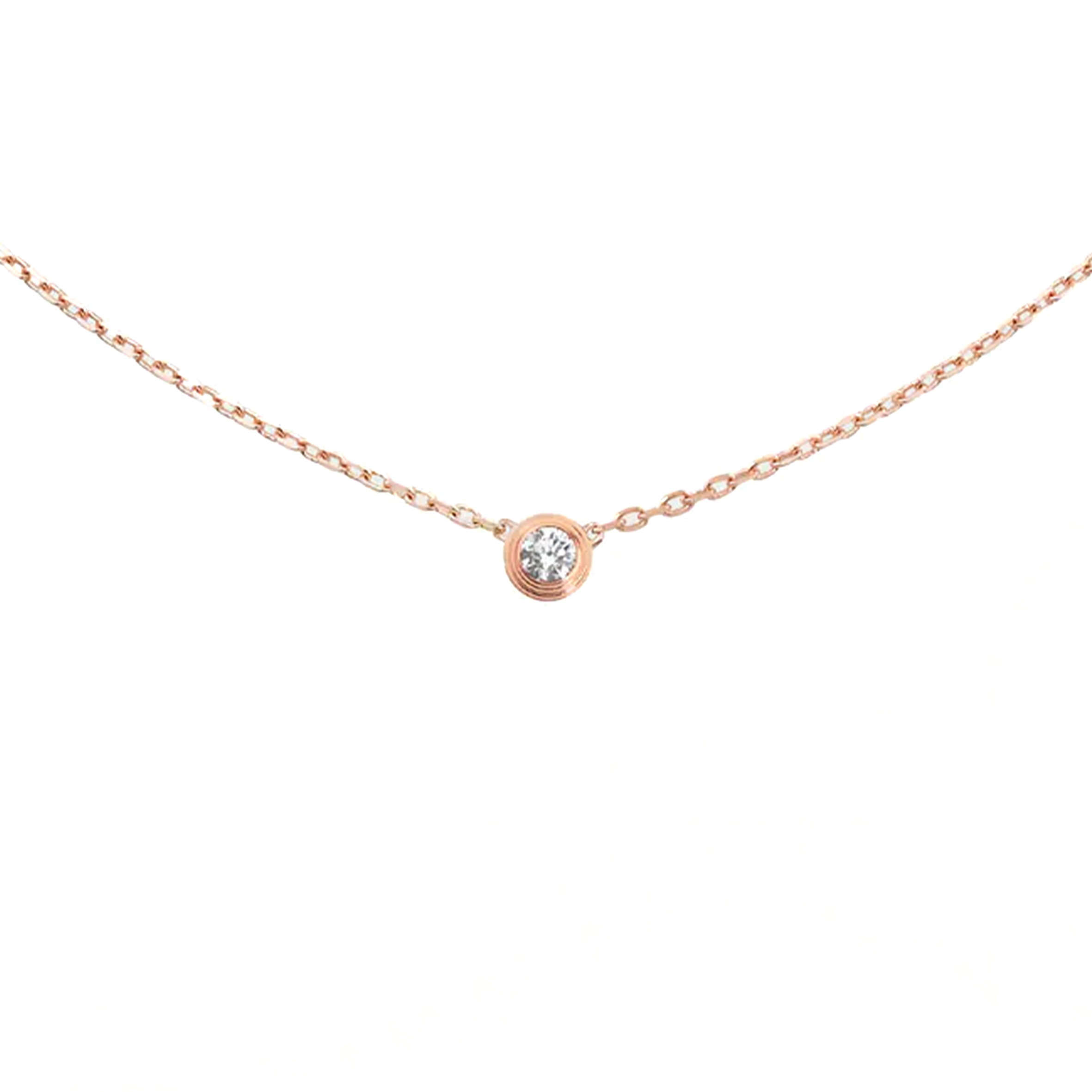 Ca*t1er D'AMOUR NECKLACE, SMALL MODEL B7215700 Master Quality