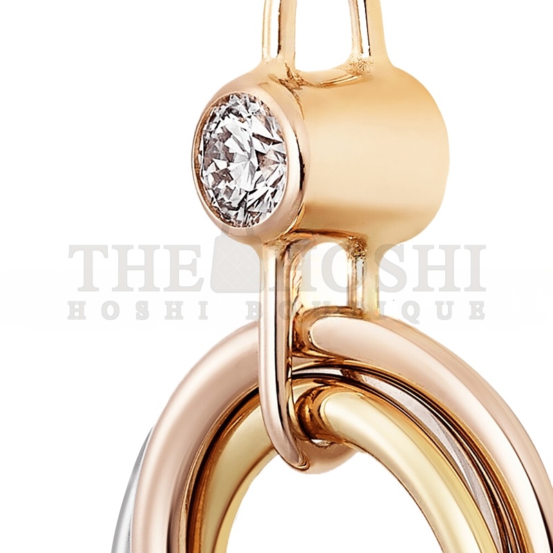 Ca*t1er TRINITY NECKLACE B7223500 Master Quality