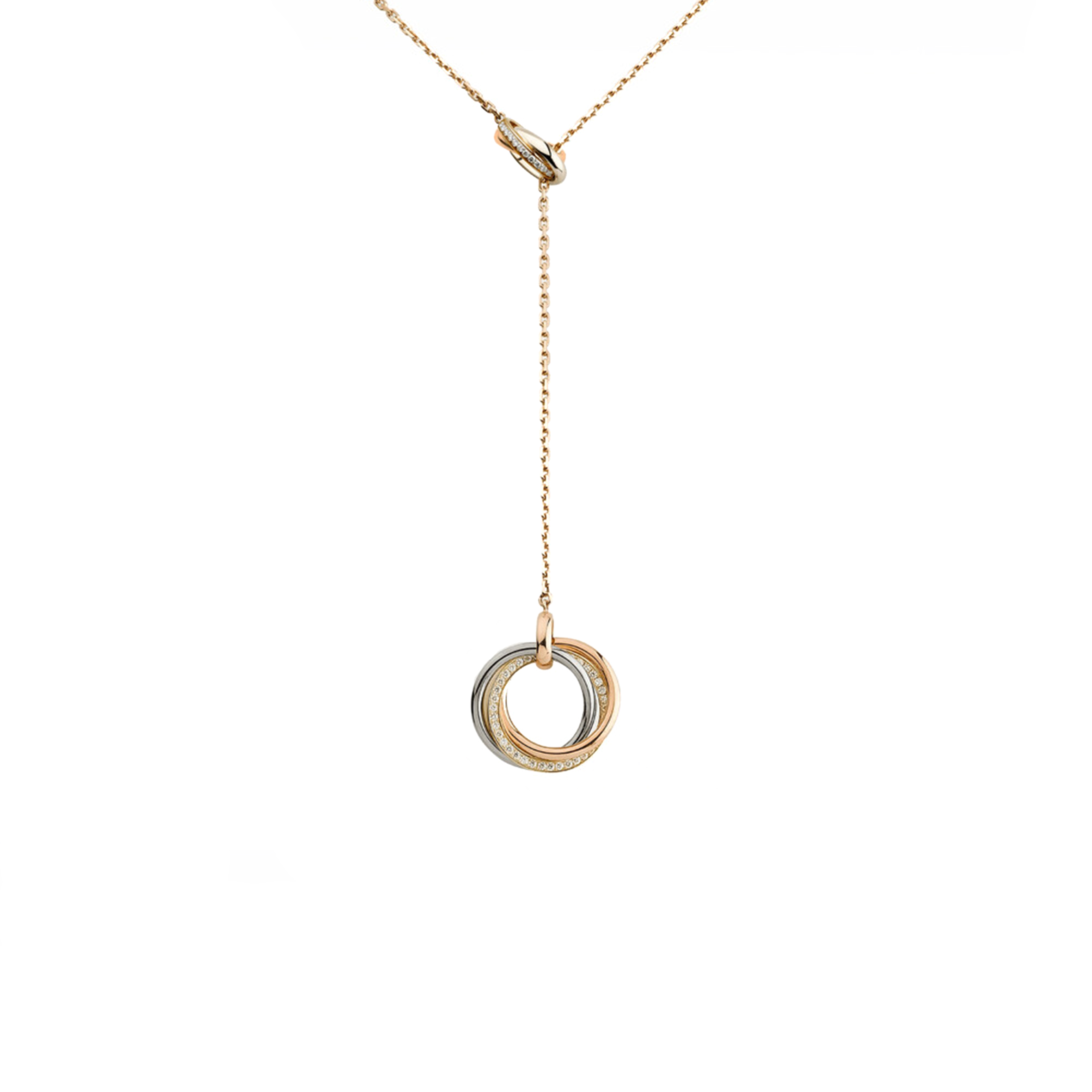 Ca*t1er TRINITY NECKLACE B7058500 Master Quality