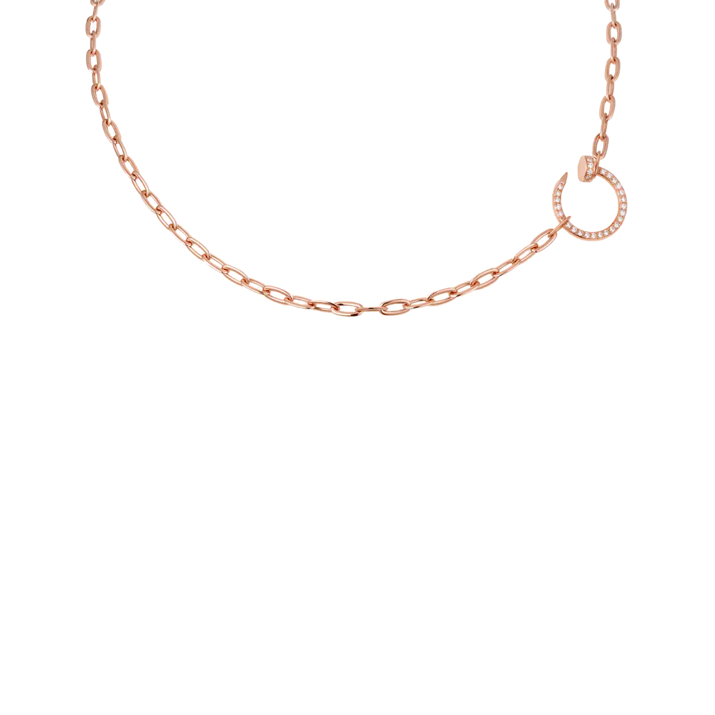 Ca*t1er JUSTE UN CLOU NECKLACE, PAVED N7413500 Master Quality