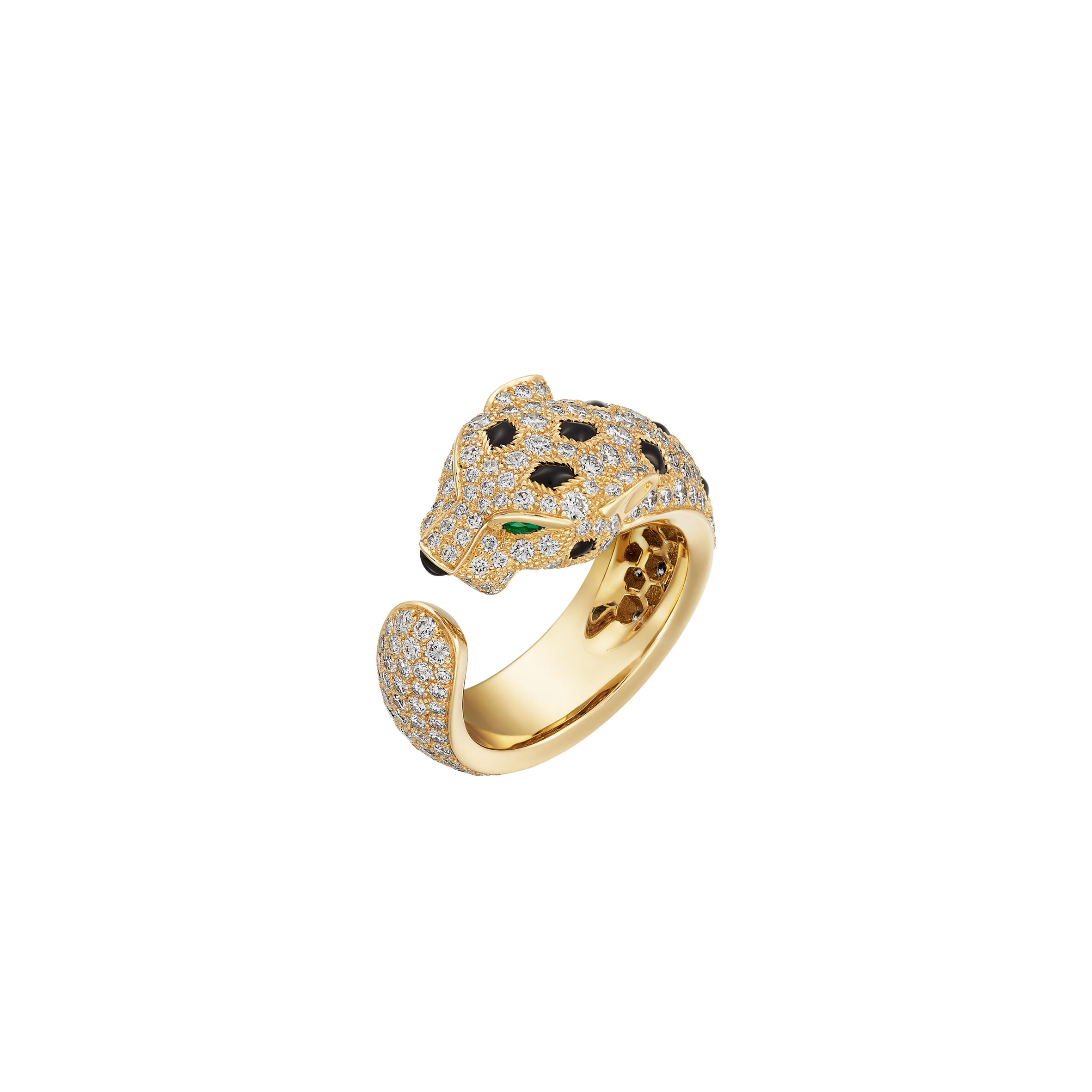 Ca*t1er PANTHÈRE YELLOW GOLD DE Ca*t1er RING N4767700 Master Quality