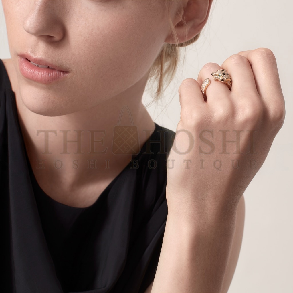 Ca*t1er PANTHÈRE YELLOW GOLD DE Ca*t1er RING N4767700 Master Quality